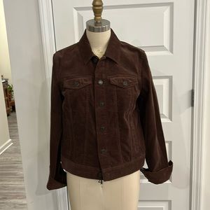 Talbots S Brown Corduroy Jacket NWT